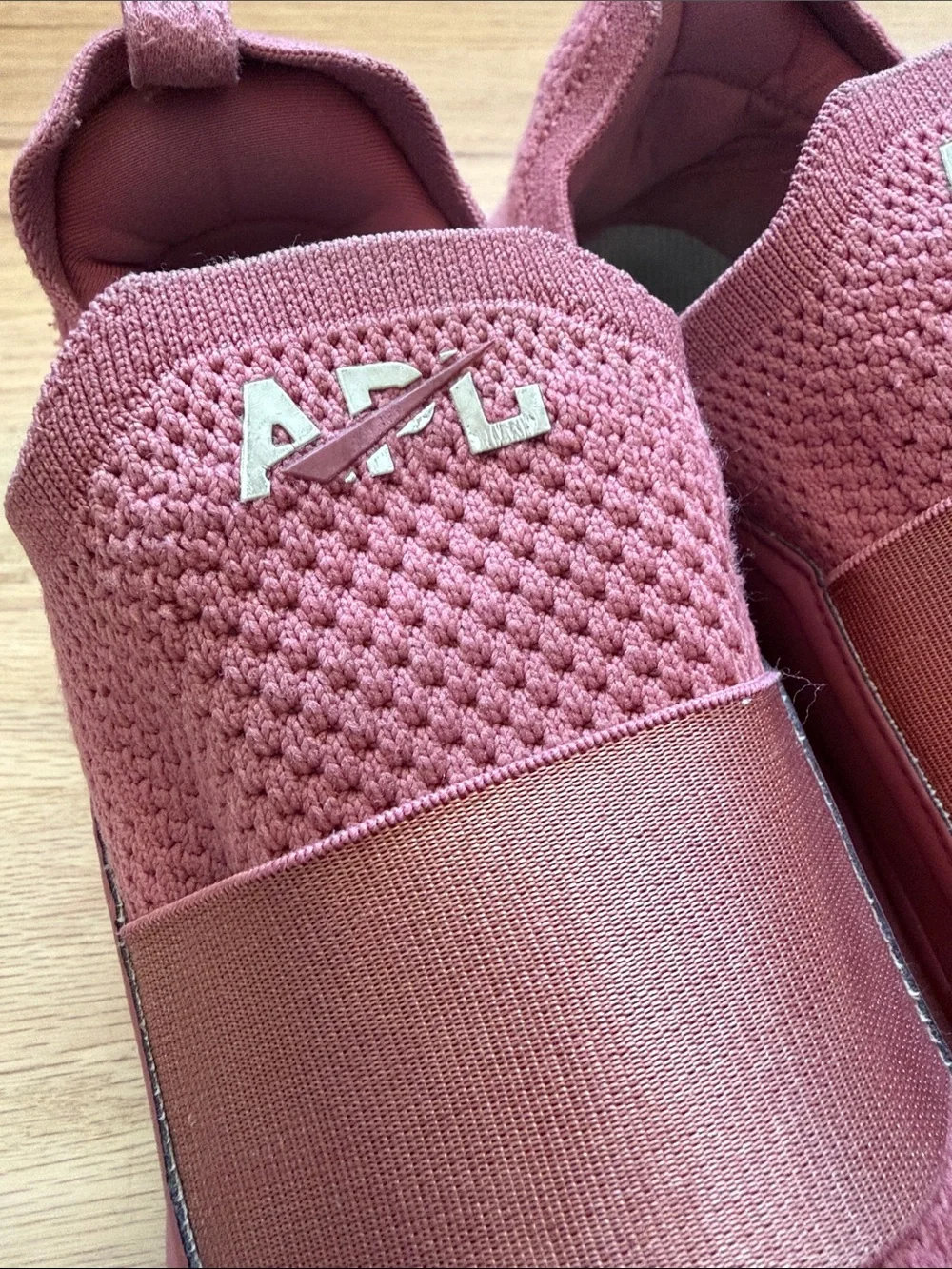 APL markings shoes dusty